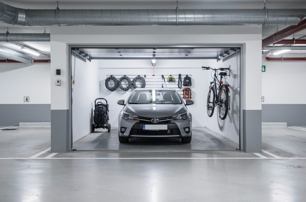 Dans une copropriété, le garage est destiné principalement au remisage des véhicules, comme les voitures, motos et vélos, conformément à l’article 78 de l’arrêté du 31 janvier 1986. Seuls les objets liés directement à la conduite et ne gênant pas la sécurité ou la circulation peuvent être entreposés sans enfreindre le règlement, évitant ainsi tout stockage massif ou non autorisé.